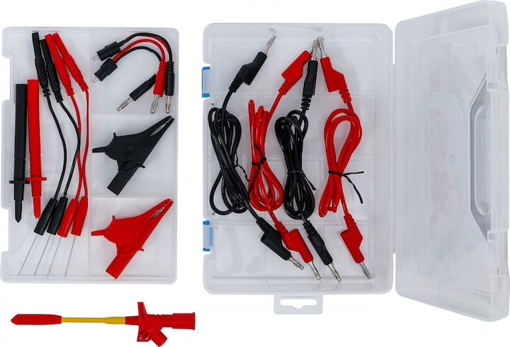Produktbild BGS Messkabel- und Prüfspitzen-Zubehör-Sortiment | für Multimeter | 15-tlg.