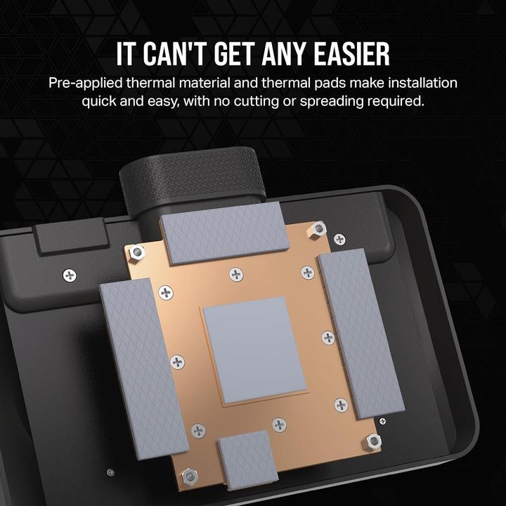 Produktbild Corsair iCUE LINK XG3 RGB HYBRID GPU Water block (4070 Ti)