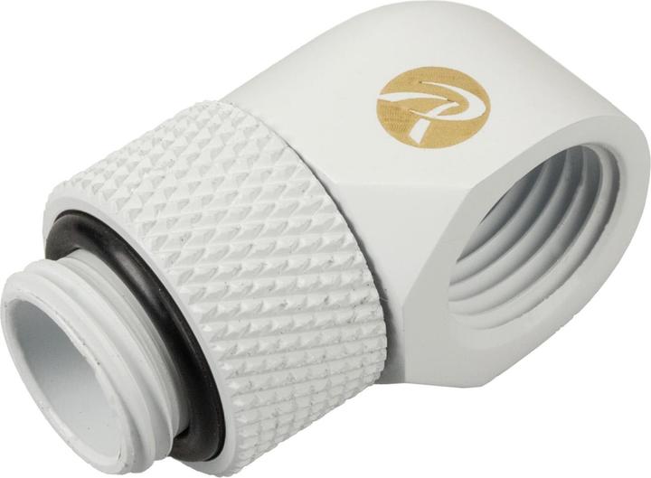 Image du produit Raijintek RAI 90 degrés G1/4 pouce mâle à G1/4 pouce femelle - pivotant, pack de 6, blanc