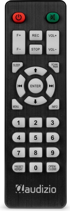 Produktbild Audizio DAB+ Radio Avola Schwarz, Radio Tuner: FM, DAB+ (FM, DAB+, Bluetooth, WLAN)