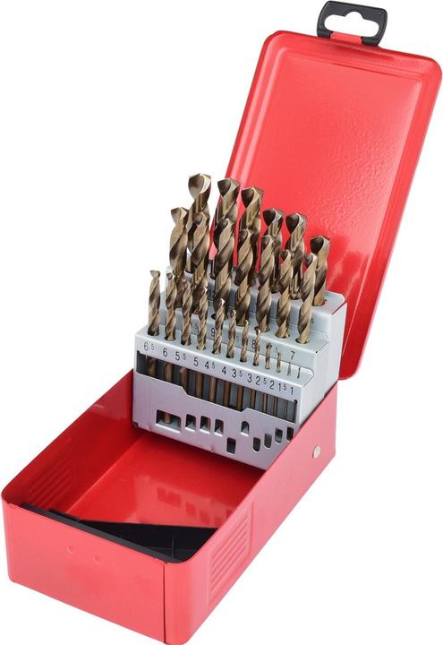 Immagine prodotto KS Tools Set di punte a torsione HSS-G CO 5 (13,0 millimetri)