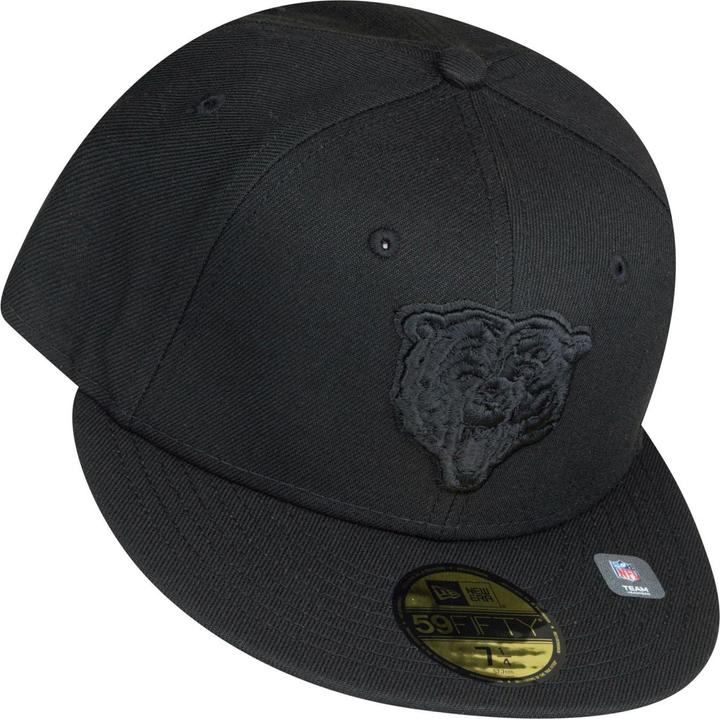 Actual product image New Era 59Fifty Fitted Cap - HEAD Chicago Bears blk - 6 7/8 (6 7/8)