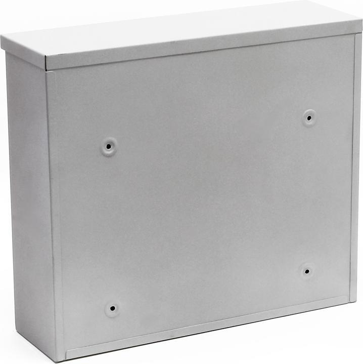 Produktbild Wiltec Briefkasten V12 Stahl 360x105x315mm Schloss Namensschild Postkasten