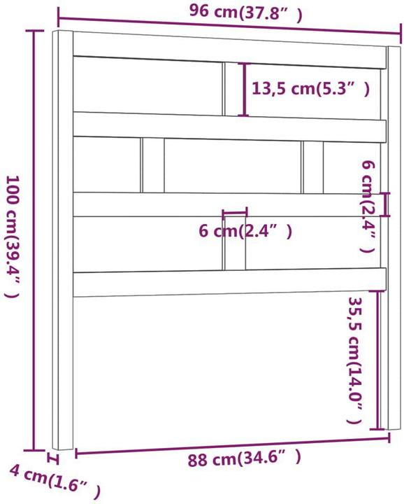 Immagine prodotto VidaXL Dekava (96 x 4 x 100 cm)