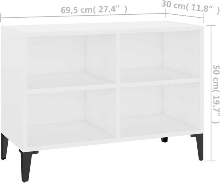 Produktbild vidaXL TV-Schrank (69.50 x 30 x 50 cm)