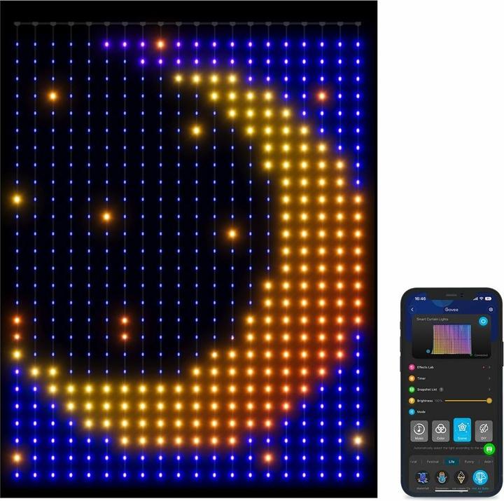 Actual product image Govee Curtain of lights (2 m)