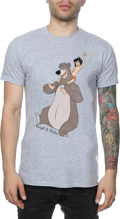 Immagine prodotto Disney The Jungle Book Classic Mowgli And Baloo Maglietta Uomo (M)
