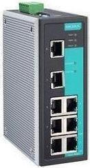Actual product image Moxa EDS-408A-PN-T - Entry-level managed Ethernet switch with 8 10100BaseT(X) ports, PROFINET enabled (8 ports)