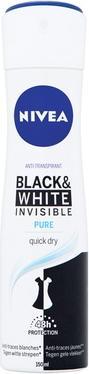 Produktbild NIVEA Antitranspirant Spray Invisible For Black & White Pure 150ml (Spray, 150 ml)