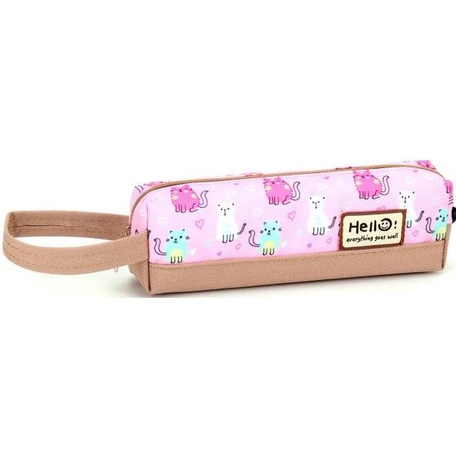 Fresh, Astuccio, Federmäppchen in kleiner Röhre. Bunte Katzen