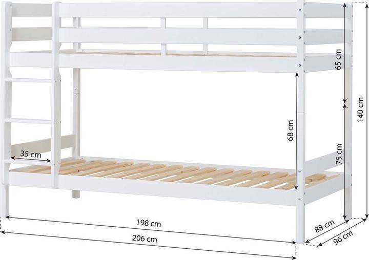 Image du produit Hoppekids Eco Confort (90 x 200 cm)