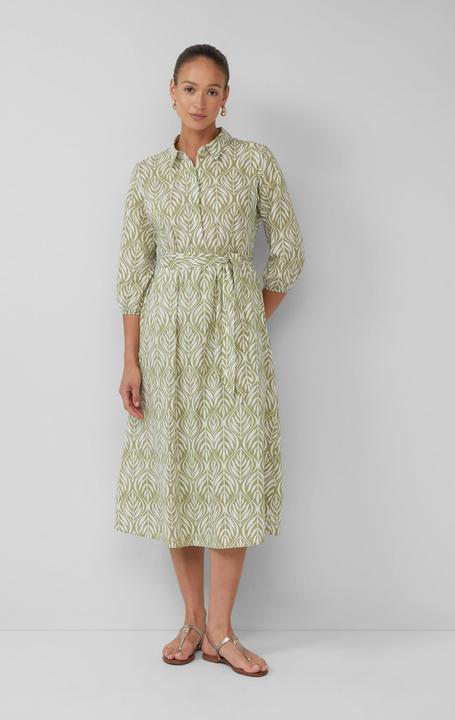 Actual product image S.Oliver Kleid Hemdblusenkleid in Midilänge mit All-over-Print (38)