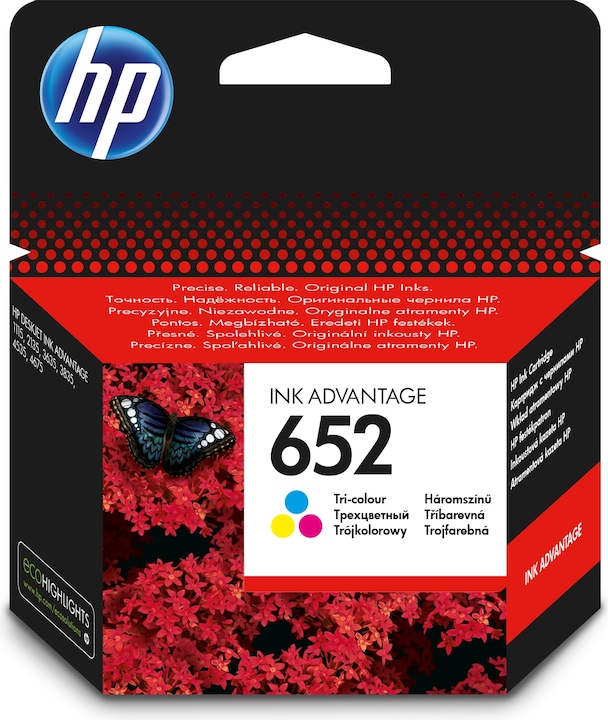Produktbild HP 652 (BK, C, Y)