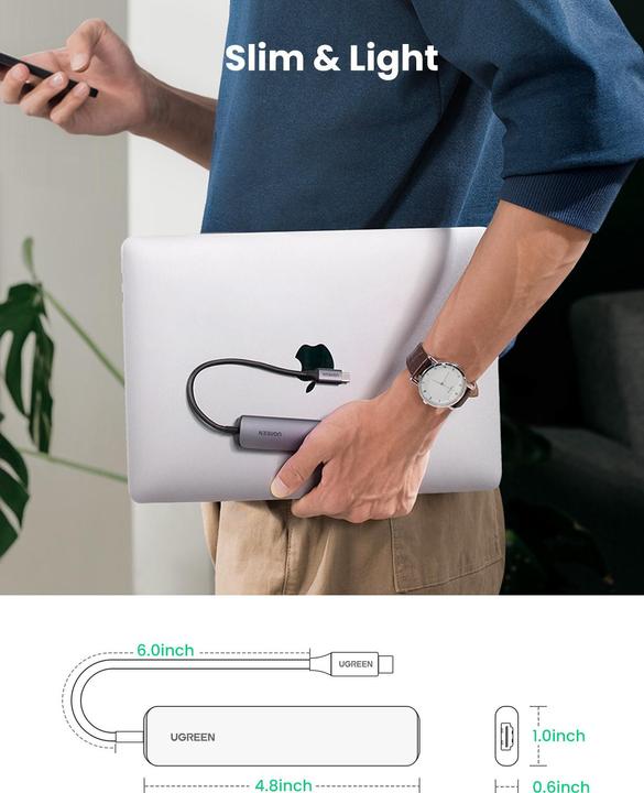 Immagine prodotto Ugreen CM417 (USB-C, 5 porte)
