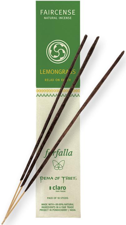 Image du produit Farfalla Räucherstäbchen - Lemongrass/Relax on Earth - Faircense Räucherstäbchen