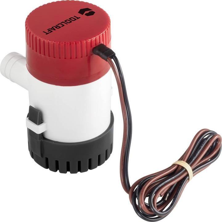 Produktbild Toolcraft Bilgenpumpe 12 V, 2.5 A, 2839 l/h (Bohrmaschinenpumpe)