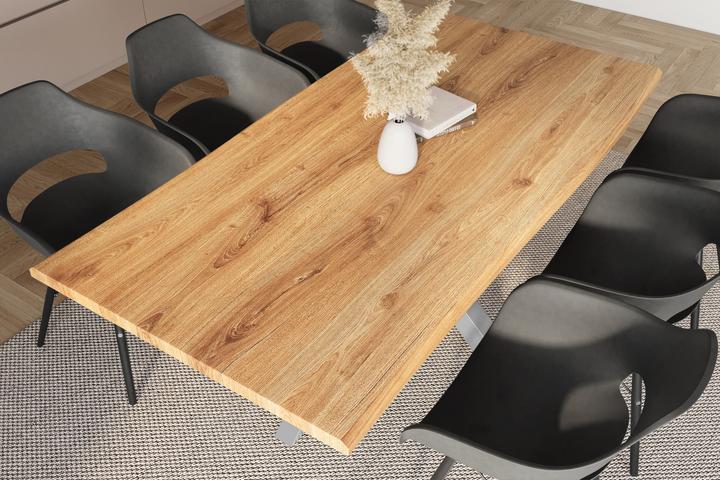 Image du produit SAM JULIUS Baumkante massiv Mdf (180 x 90 x 77 cm)