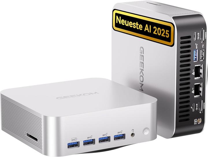 Geekom AI Mini PC A9 Max mit Windows 11 Pro (AMD Ryzen AI 9 HX 370, 32 Go, 2000 Go)