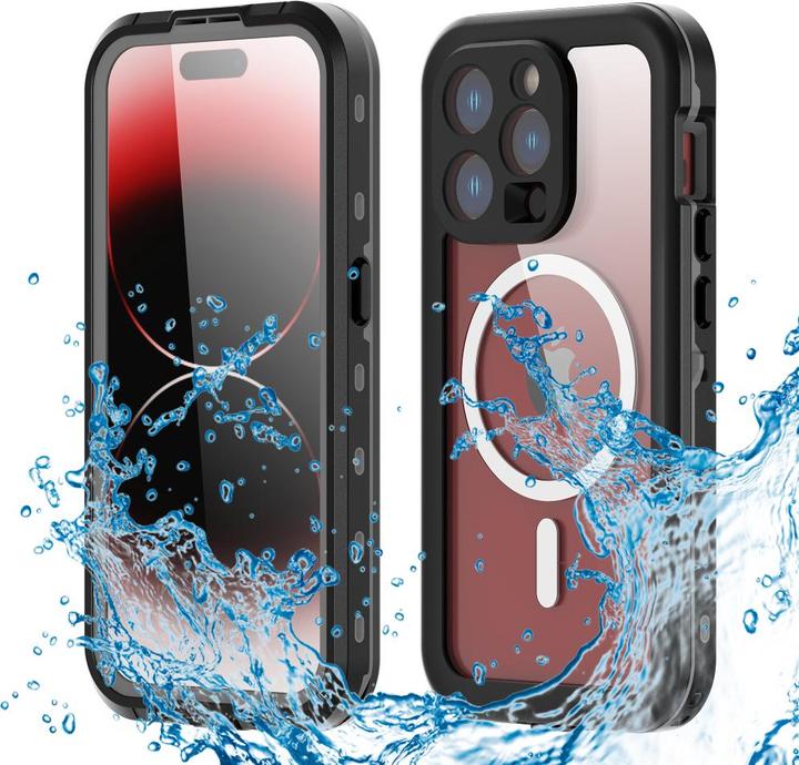 Actual product image Shellbox - Waterproof IP68 MagSafe Case - iPhone 15 Pro - Black (Apple iPhone 15 Pro)