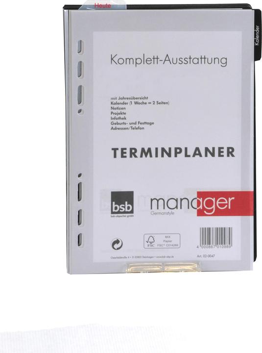 BSB-Obpacher Kalendarium Timer komplett Paket ca. A5 (A5)