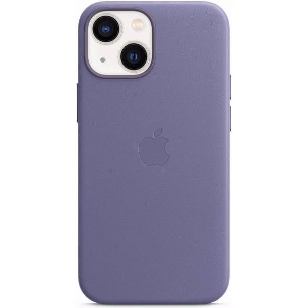 Apple Leder Case mit MagSafe (Apple iPhone 13 mini), Smartphone Hülle, Violett