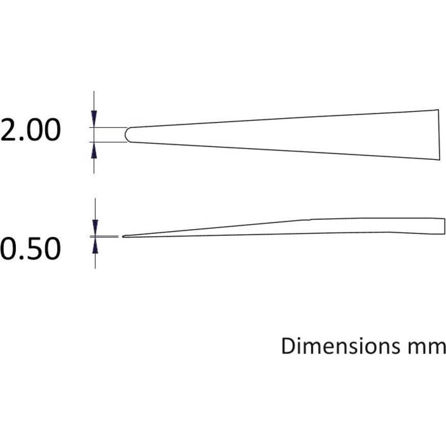 Thumbnail - Ideal Tek, Pinzette, A2ACF Pinzetten-Ersatzspitze 40 mm