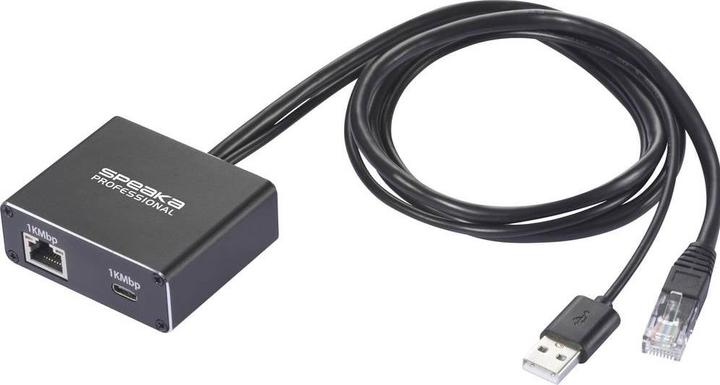 Immagine prodotto SpeaKa Professional SP-GNS-200 Netzwerkadapter/Hub 1 GBit/s USB-C®, RJ45 (USB-C, RJ45 (1x))