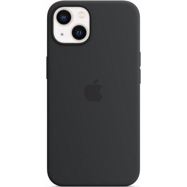 Apple Silikon Case mit MagSafe (Apple iPhone 13), Smartphone Hülle, Schwarz