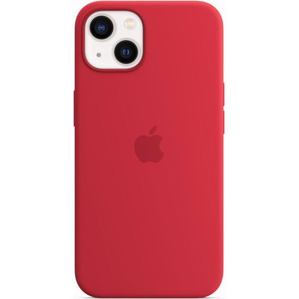 Apple Silikon Case mit MagSafe (Apple iPhone 13), Smartphone Hülle, Rot