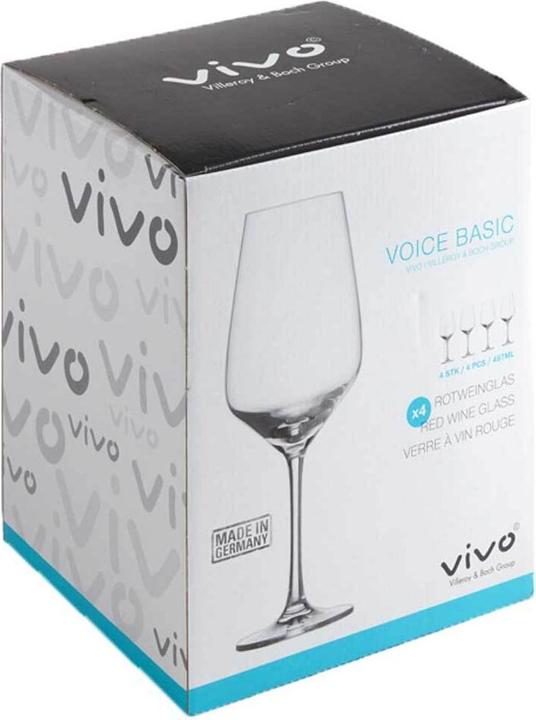 Actual product image Vivo by Villeroy & Boch Voice Basic (50 cl, 4 Glasses, Red wine glasses)