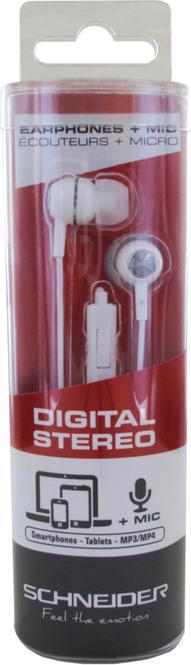 Actual product image Schneider Kit Pieton Digital Stereo Blanc + Micro (Cable)