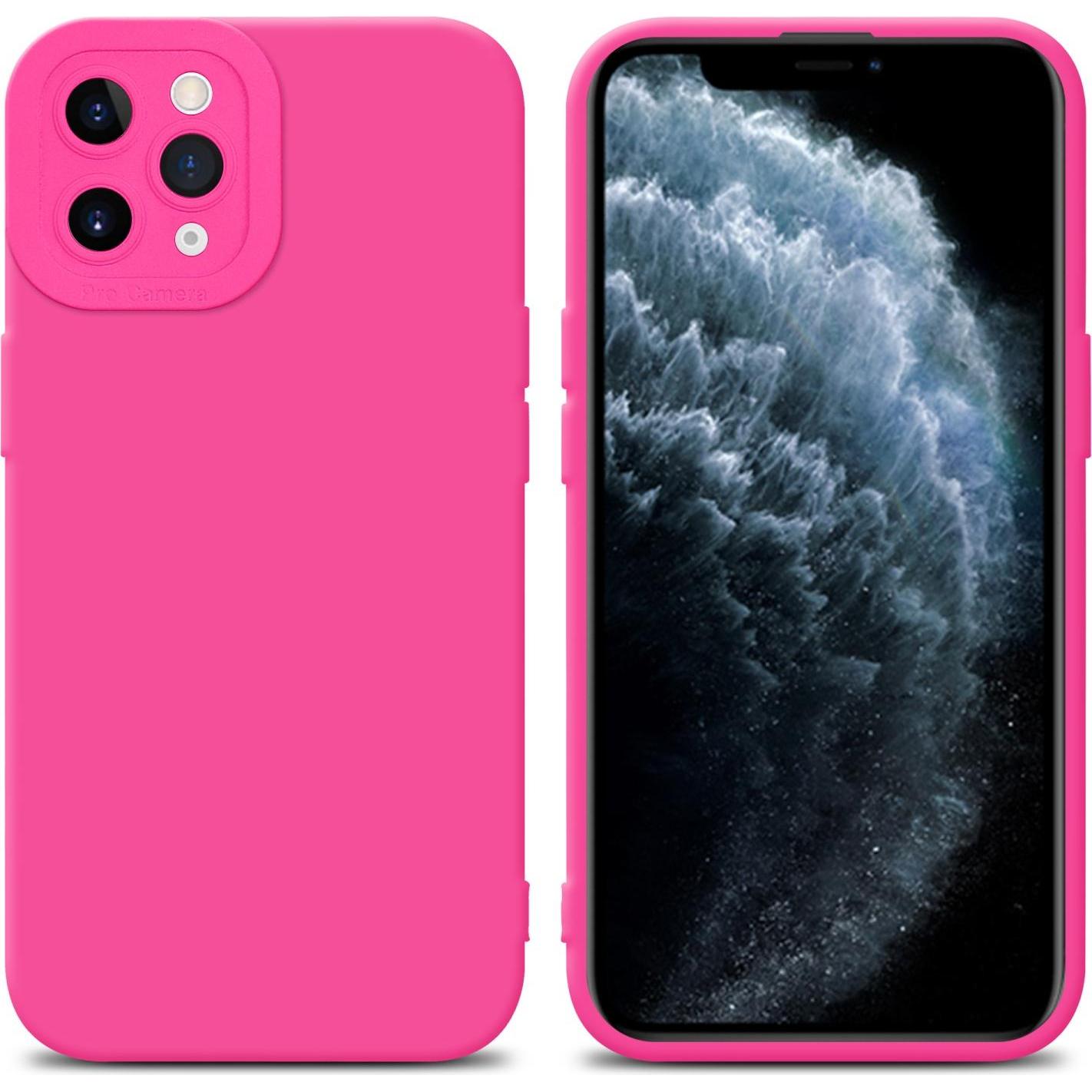 Cadorabo Hülle für Apple iPhone 11 PRO im TPU Fluid LM162 Style (Apple iPhone 11 Pro), Smartphone Hülle, Pink