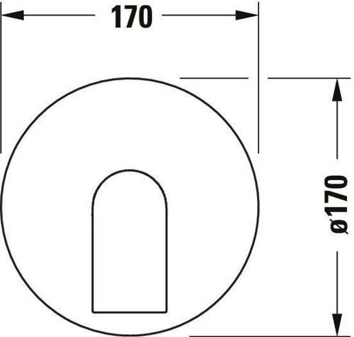 Produktbild Duravit Gebrauchsfertiges Set Tulum Einhebel-Brausebatterie, Unterputz Chrom