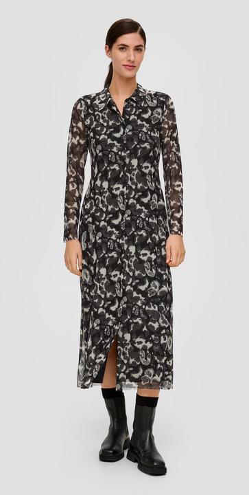 Image du produit s.Oliver Hemdblusenkleid aus Mesh (34, 36)