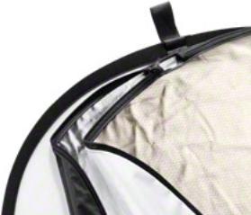 Actual product image Walimex 5in1 folding reflector set wavy, 102x168cm (Folding reflector, 102 cm)
