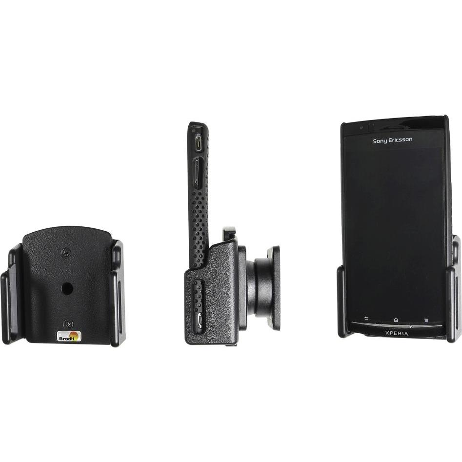 Brodit Halter passiv, Smartphone Halterung, Schwarz