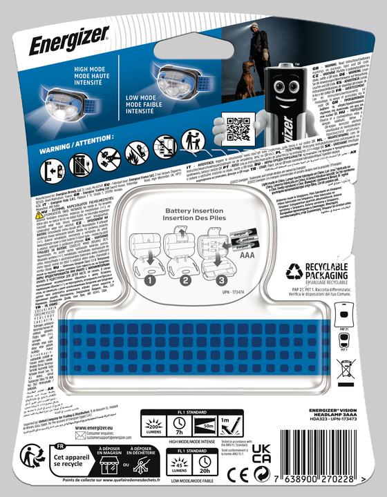 Productafbeelding Energizer Advanced Headlight X6 LED (24 lm)