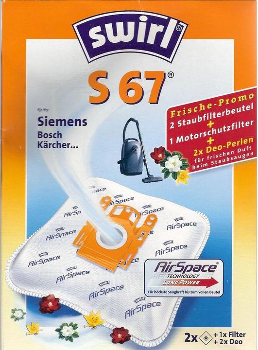 Immagine prodotto Melitta Swir Bag S67 MP Plus 2 pezzi +Onpack 2978138004, +Onpack Deo 2 pezzi. (2x)