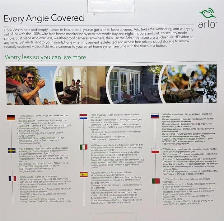 Actual product image Arlo VMS3230 set of 2 (1280 x 720 pixels)