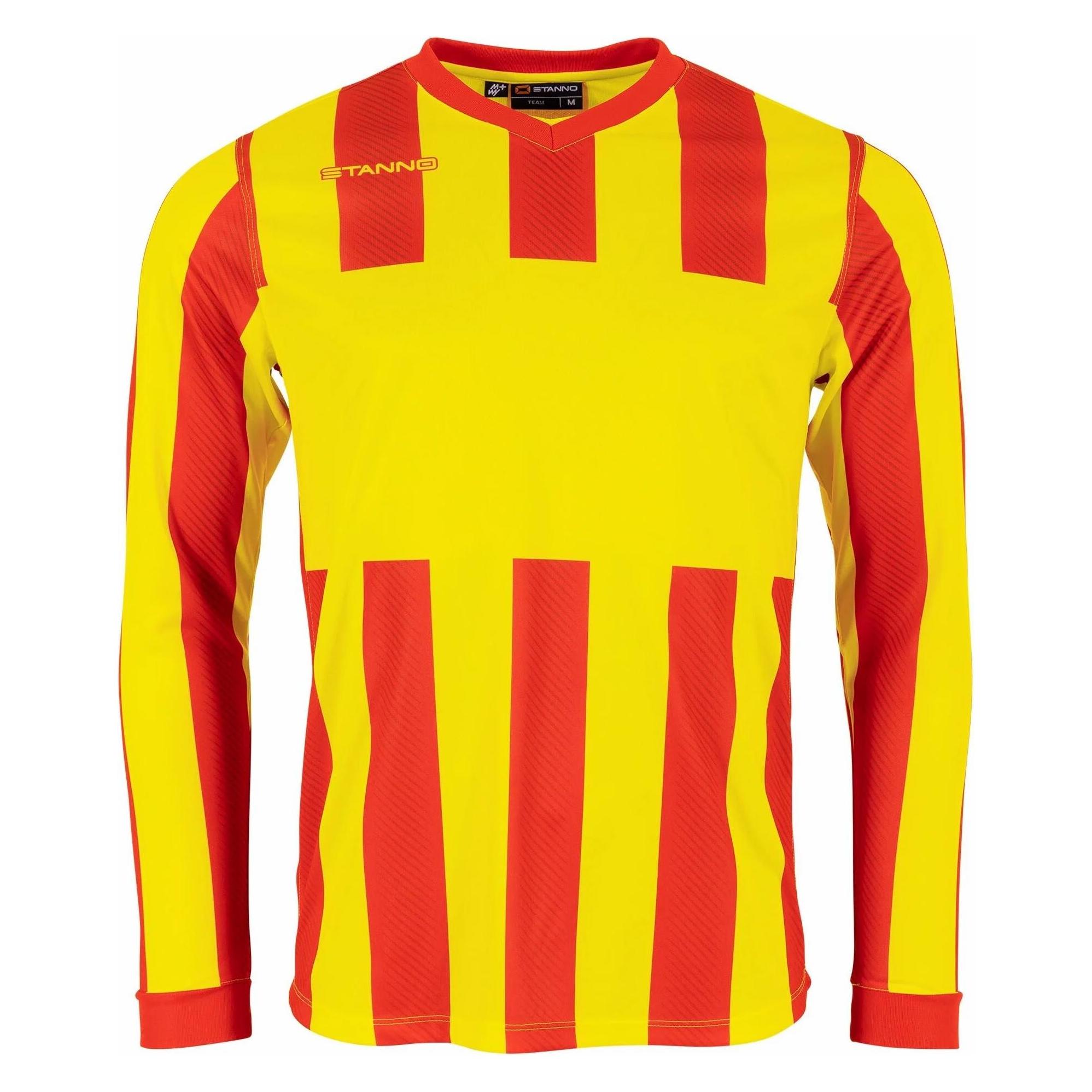 Stanno, Herren, Sportshirt, Aspire Langarm Trikot (3XL), Rot, 3XL