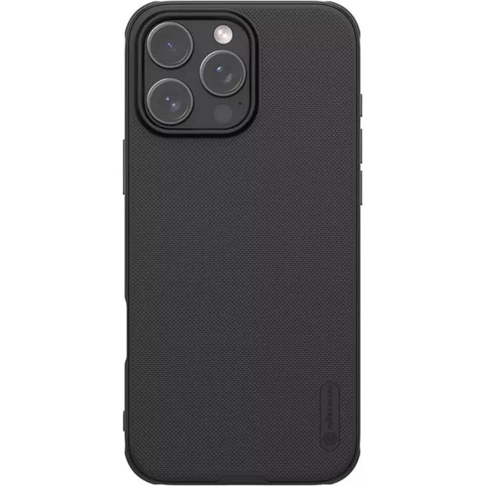 Nillkin Super Frosted Shield Pro Hülle für iPhone 16 Pro 6,3" schwarz (Apple iPhone 16 Pro), Smartphone Hülle, Schwarz
