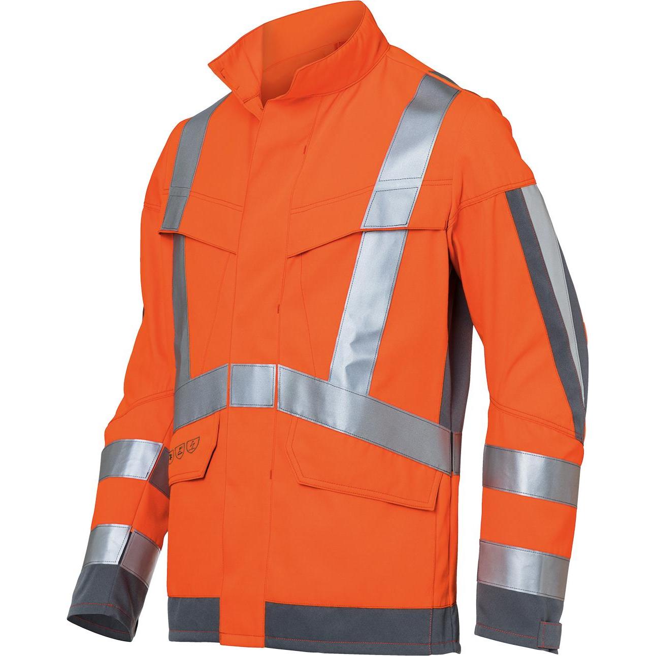 Kübler, Arbeitsjacke, Jacke PROTECTIQ HIGH VIS ARC1 PSA 3 warnorange/anthrazit Form 1393 Grösse 48 (48)