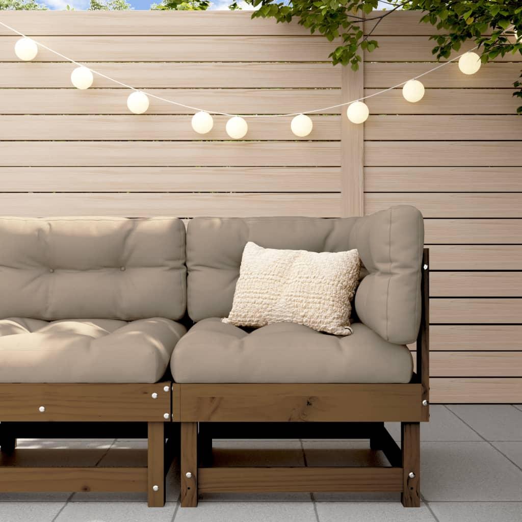 VidaXL, Gartenlounge, Garten-Ecksofa Honigbraun Massivholz Kiefer,Farbe