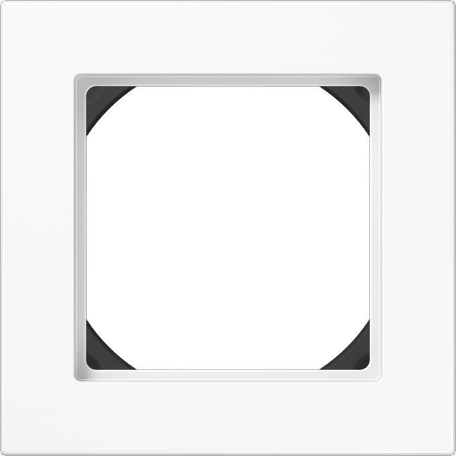 JUNG, Zubehör Schalterprogramm, A5581HBFWW Rahmen 1fach A 550 28mm