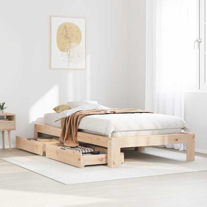 Actual product image vidaXL Bed without mattress 180x200 (180 x 200 cm)