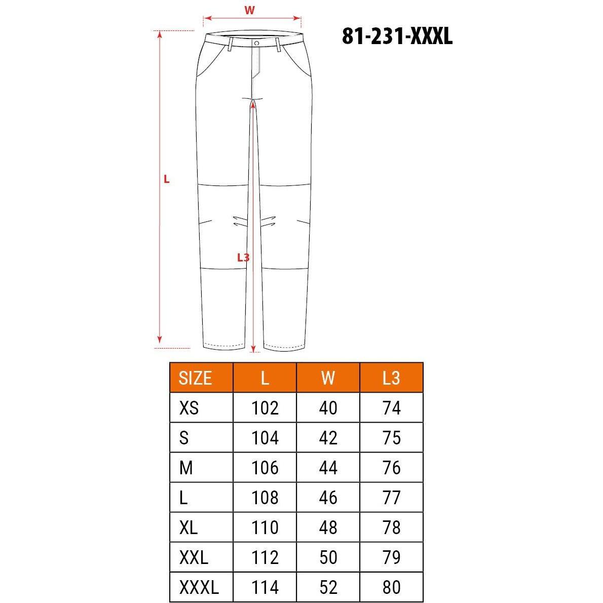 Thumbnail - Neo, Arbeitshose, Arbeitshose PREMIUM 4-Wege-Stretch Grösse XXXL (3XL)