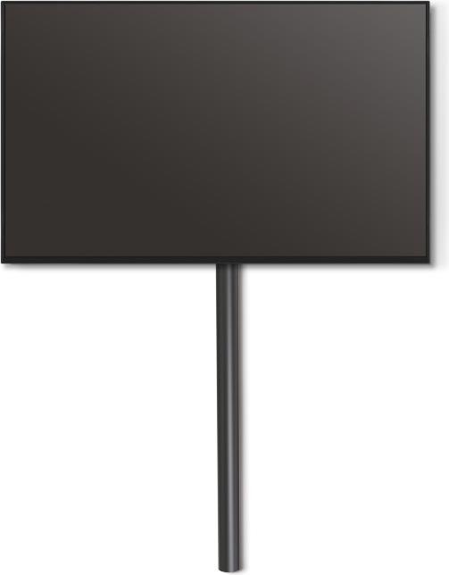 Produktbild Multibrackets Kabelkanal 50x1600, Aluminium, schwarz (Kabelkanal, 160 cm)