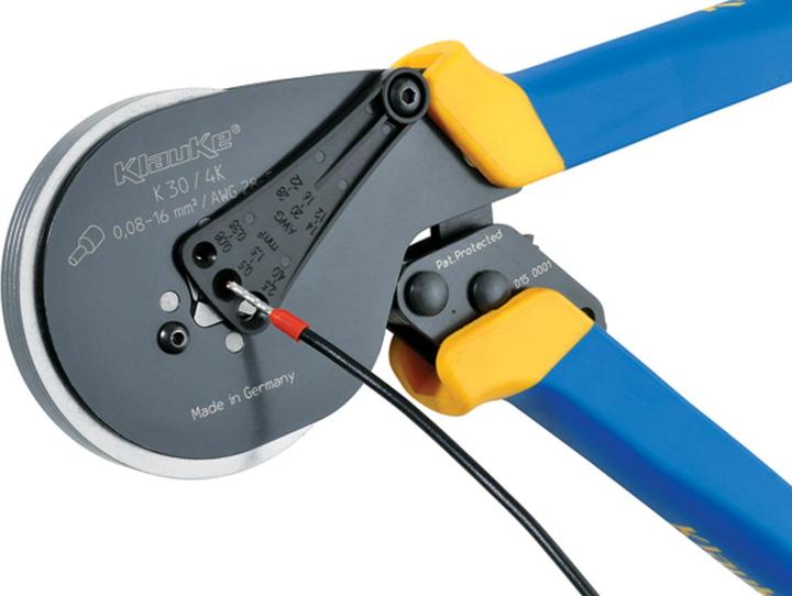 Produktbild Klauke Ratchet hand tool for cable end sleeves (215 mm)