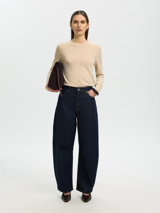 Produktbild Selected Slfthea Ls Knit Merino O-Neck Noos (S)