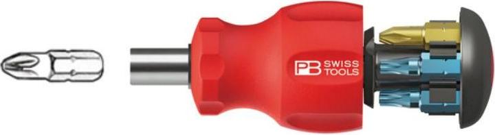 Produktbild PB Swiss Tools PB Insider Stubby (Phillipps-Kreuzschlitz (PH), Torx (TX), Schlitzschrauben)
